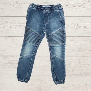 GAP Kids Soft Moto Jogger in Medium Wash Denim SIZE XS Regular ~ Good Condition